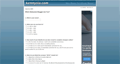 Desktop Screenshot of myblogger.kennysia.com